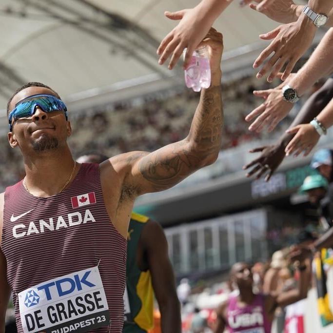 Andre De Grasse shares life lessons from on and off the track in new book